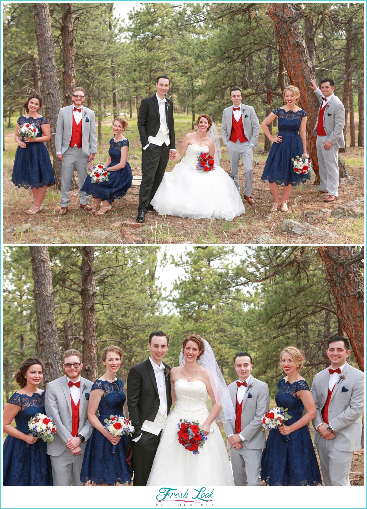 Colorado bridal party