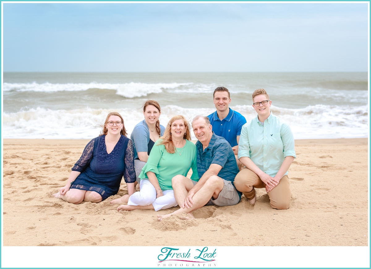 oceanside family photo shoot