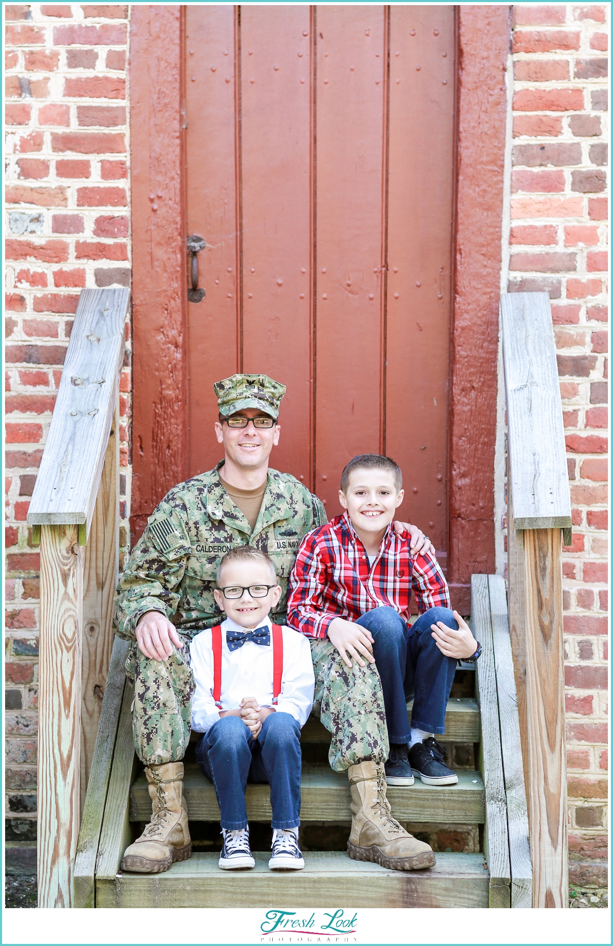 military family photo shoot