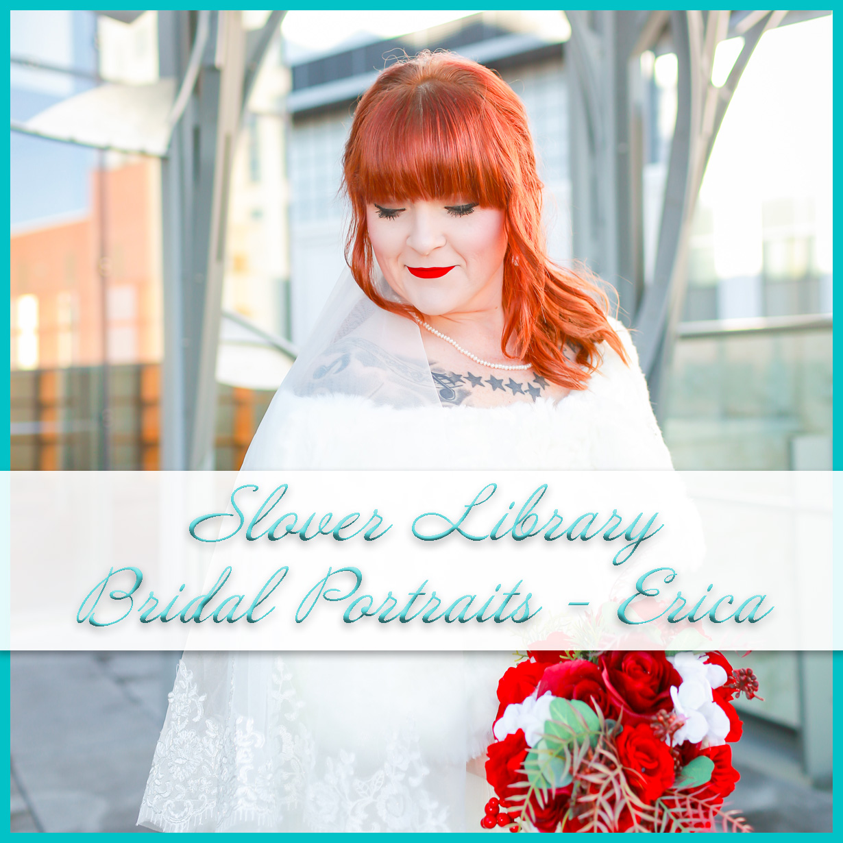 Slover Library Bridal Portraits