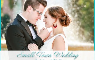 Charming small town wedding