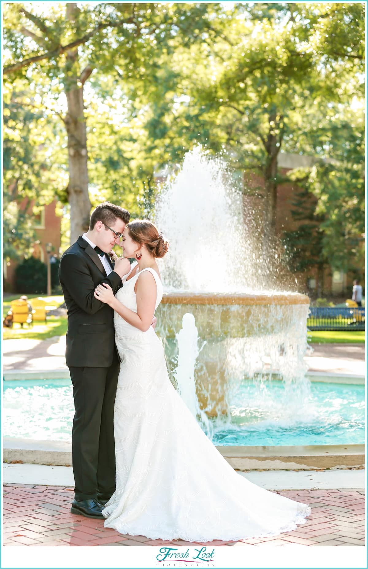 romantic bride and groom poses