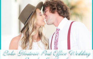 Boho Wedding at Historic Post Office