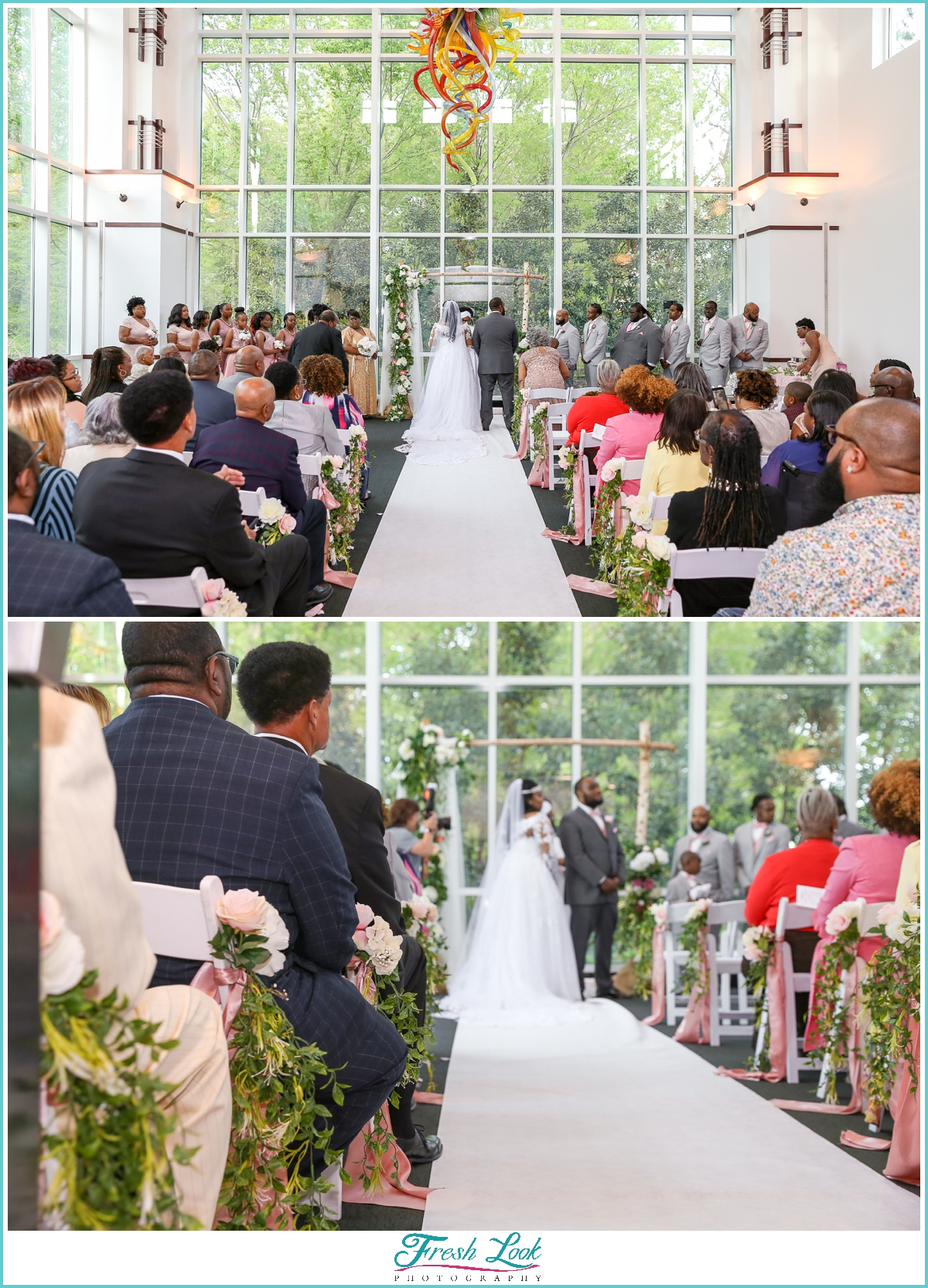 indoor wedding ceremony