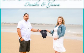 Beach Maternity Engagement Shoot