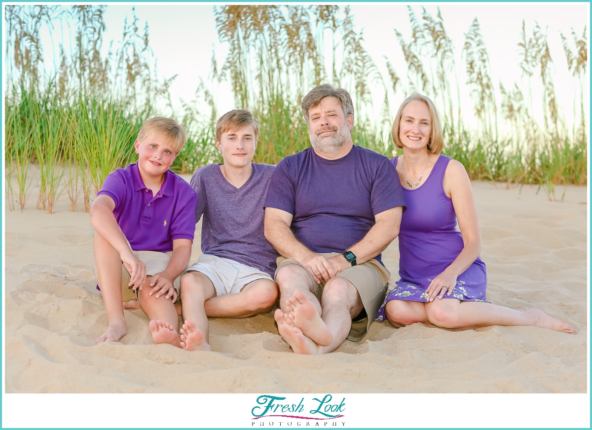 Sandbridge beach family photos