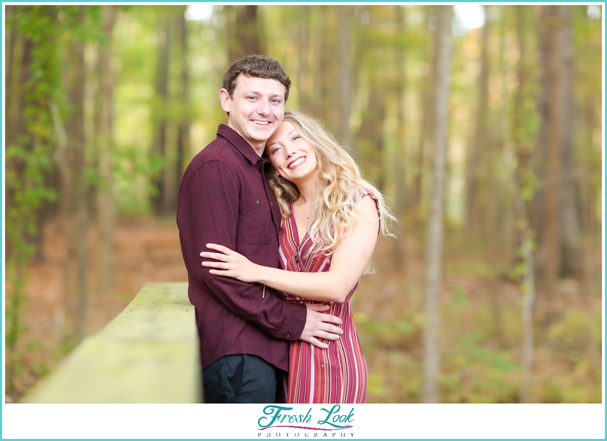 fall engagement photoshoot