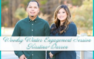 Woodsy Winter Engagement Session