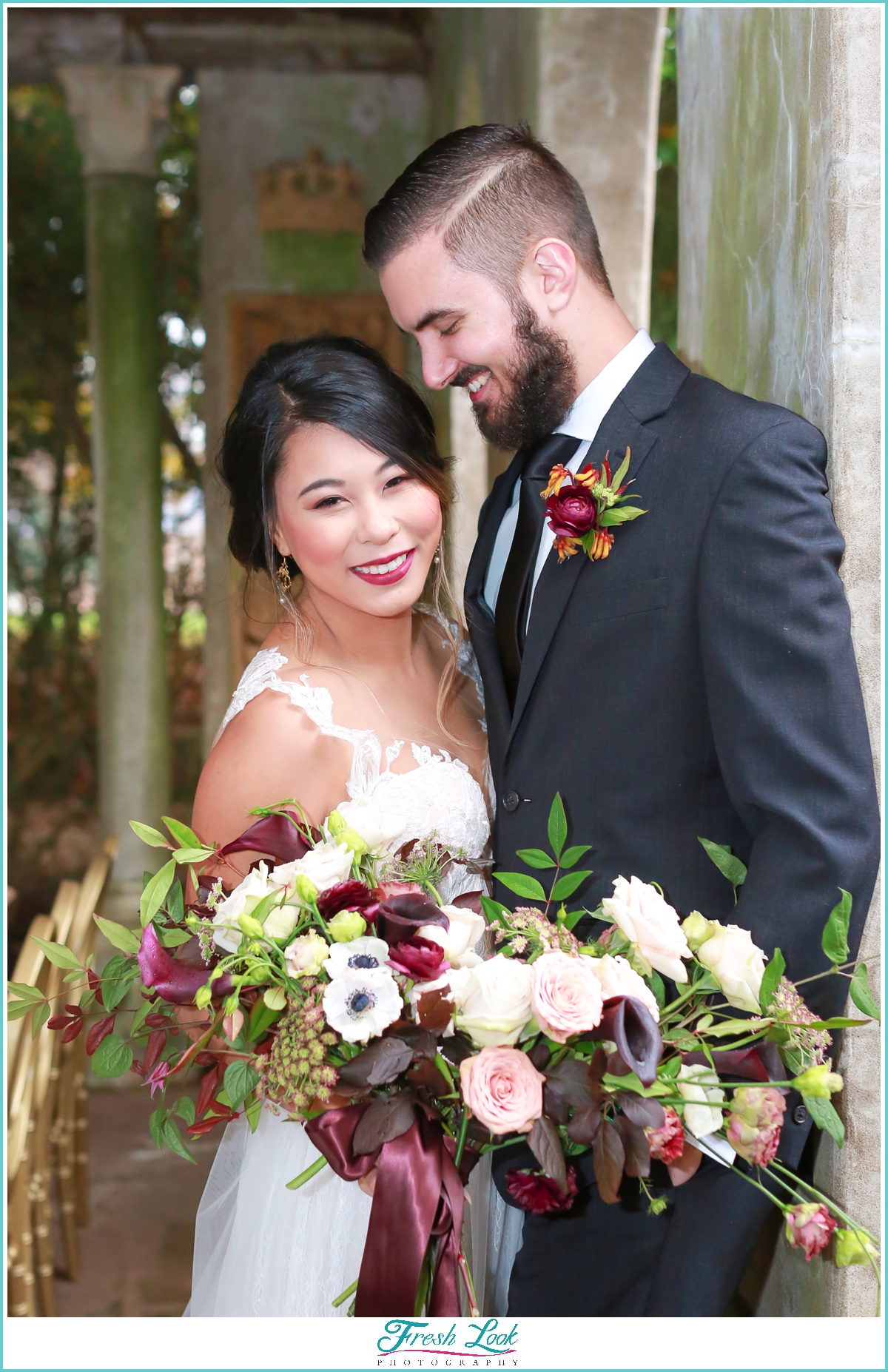 happy bride and groom wedding photos