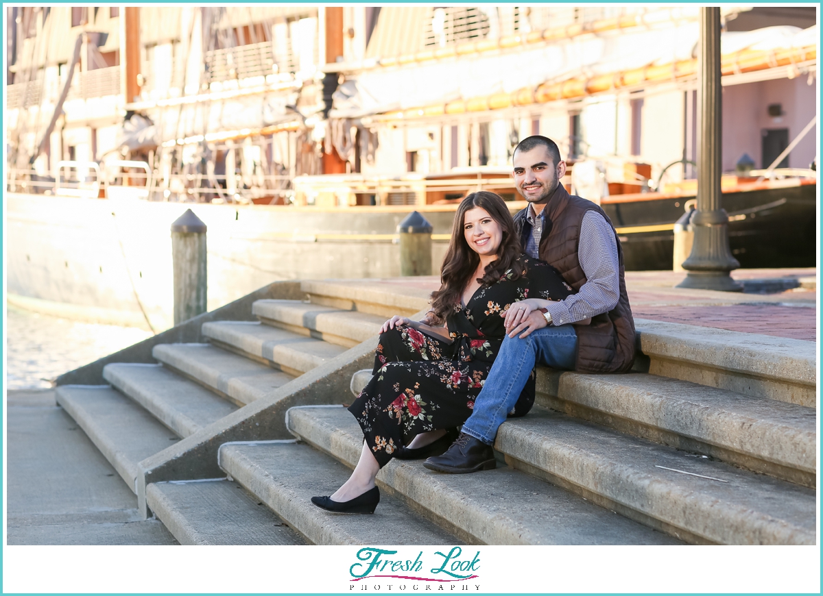 engagement session by the water