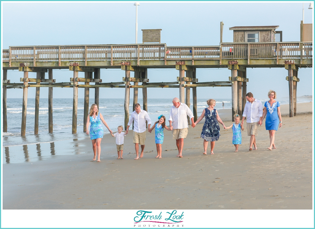 Virginia Beach extended family photoshoot