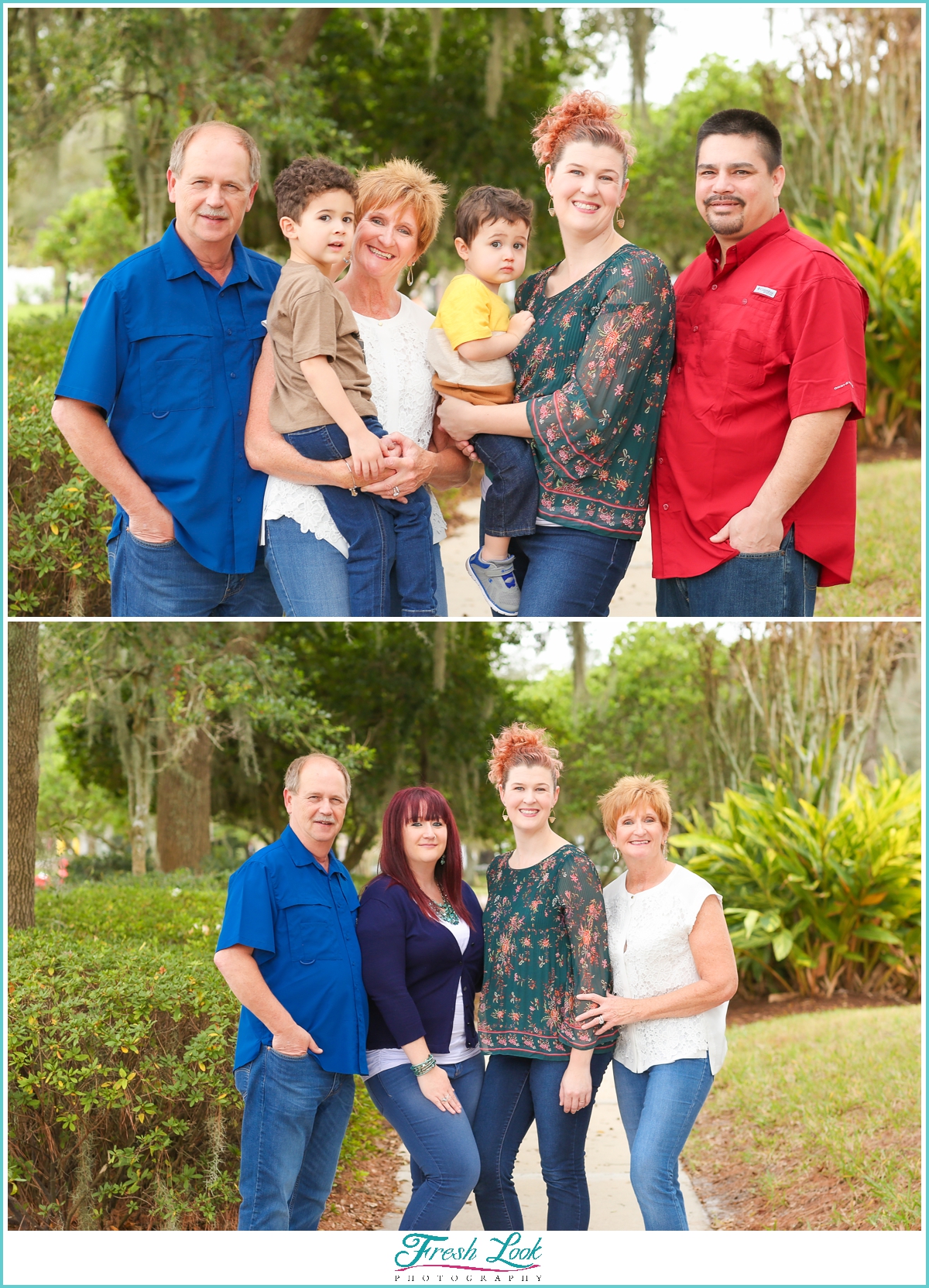 extended family photos in Florida