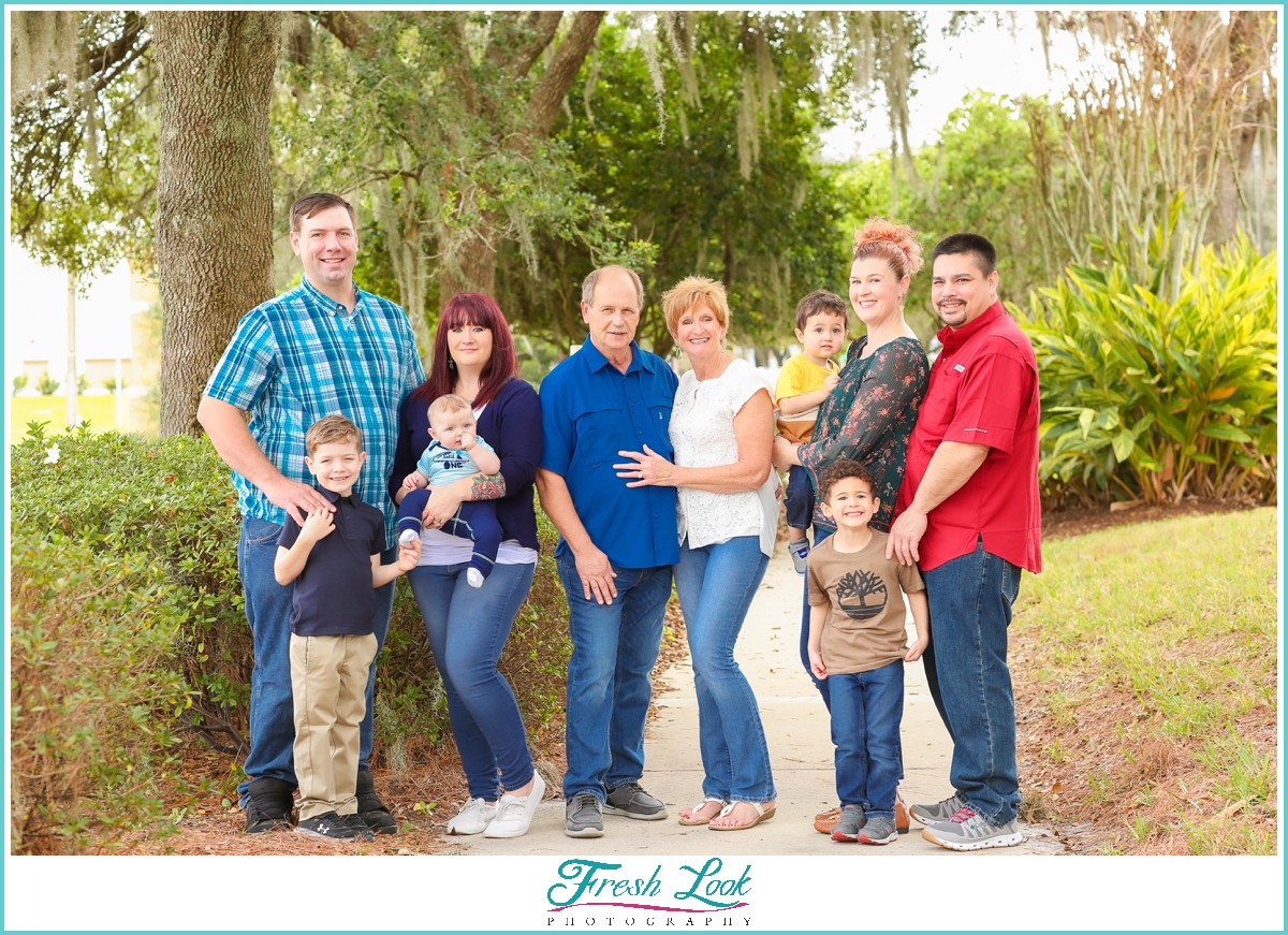 Florida extended family photoshoot