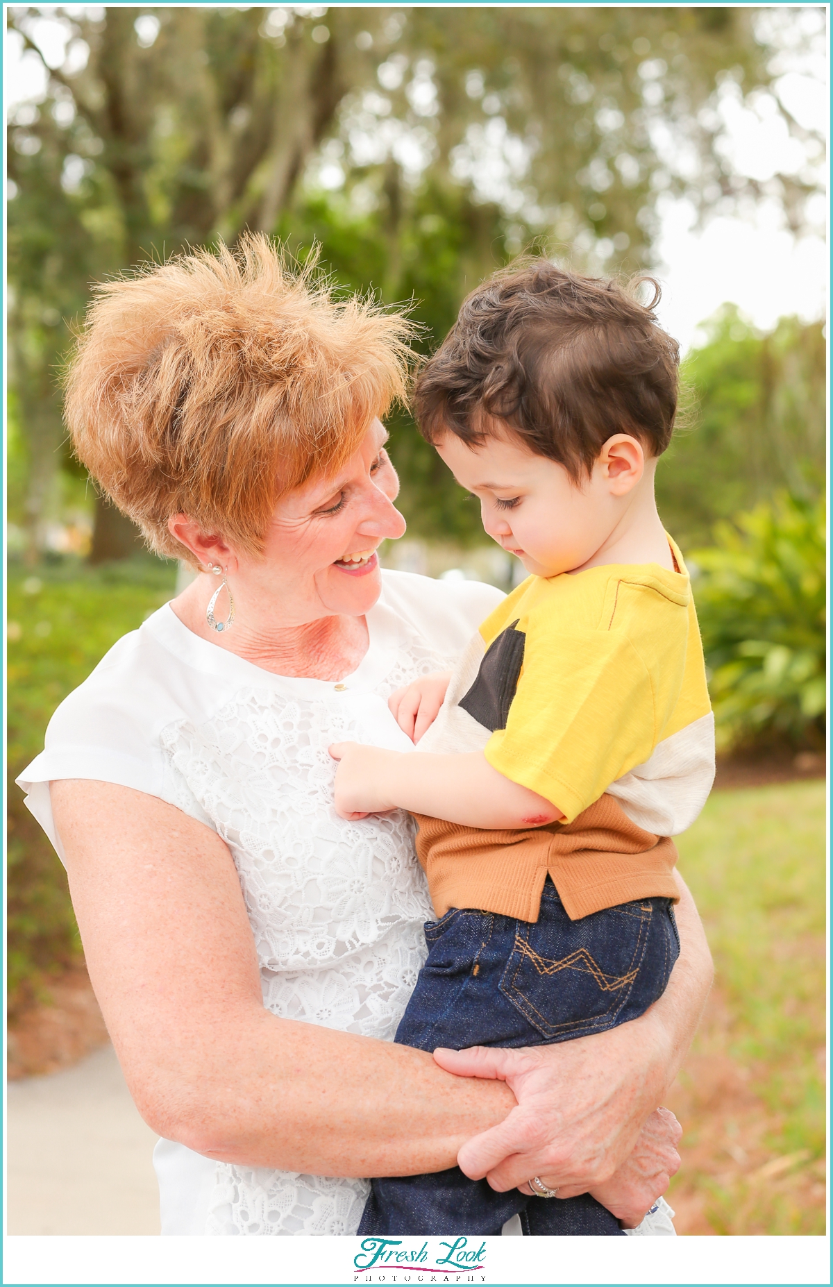 grandma and her grandbaby