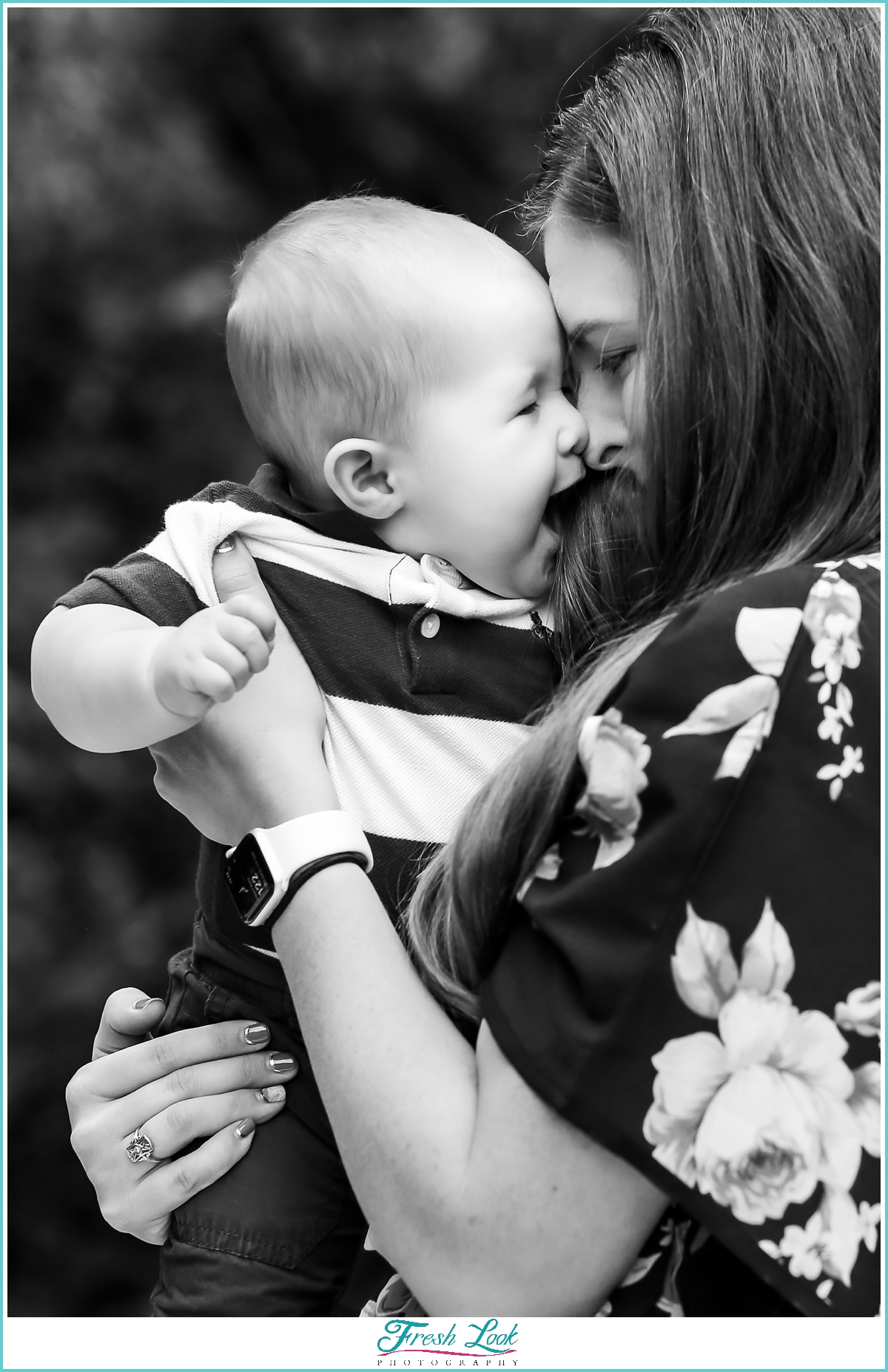 cute mommy and baby photoshoot