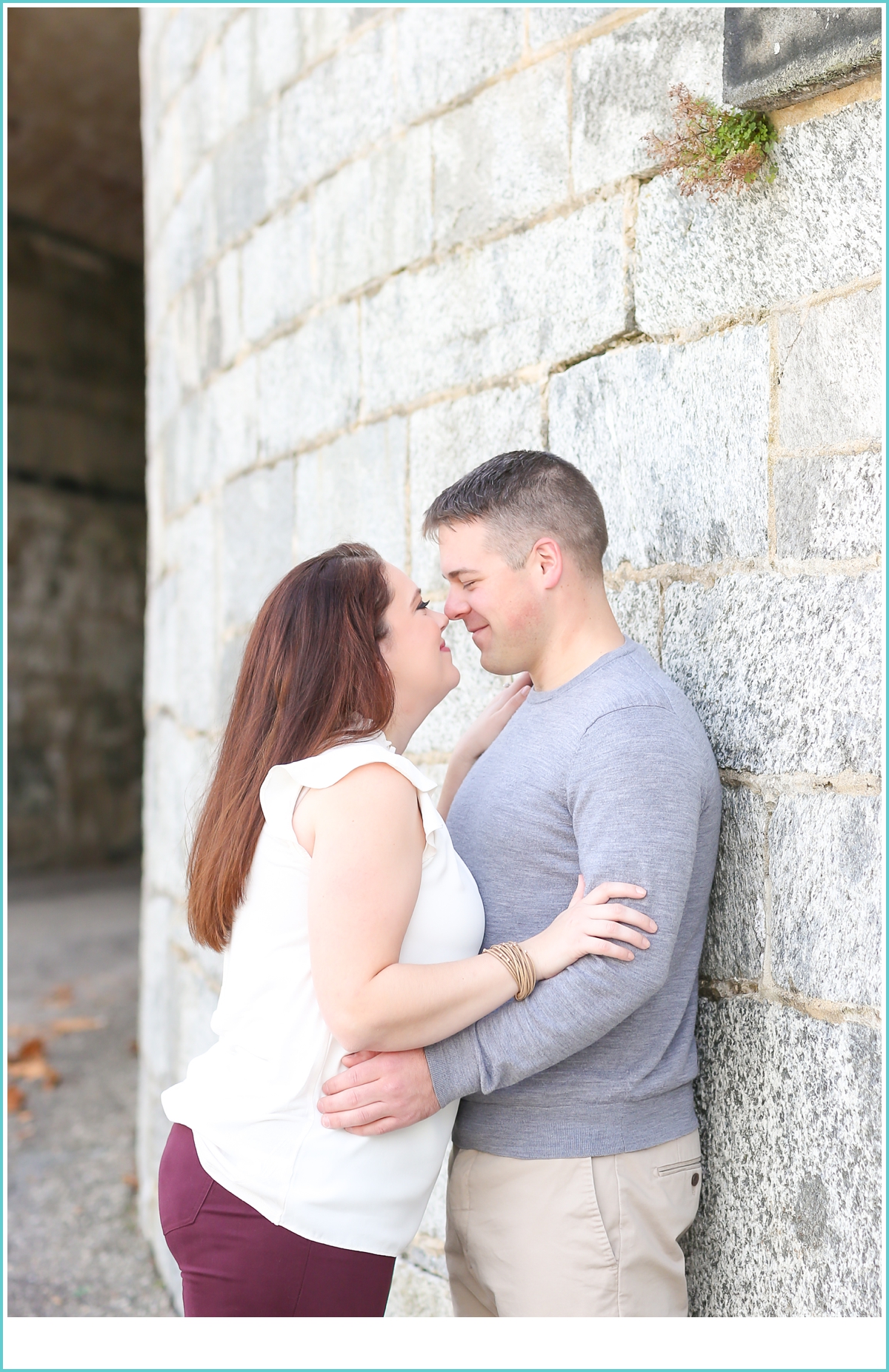 Romantic fall engagement session