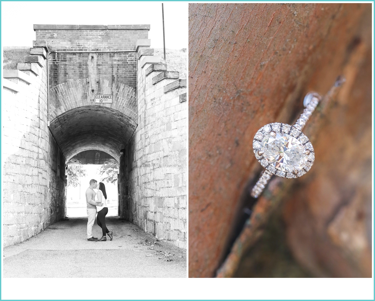 Fort Monroe engagement photoshoot