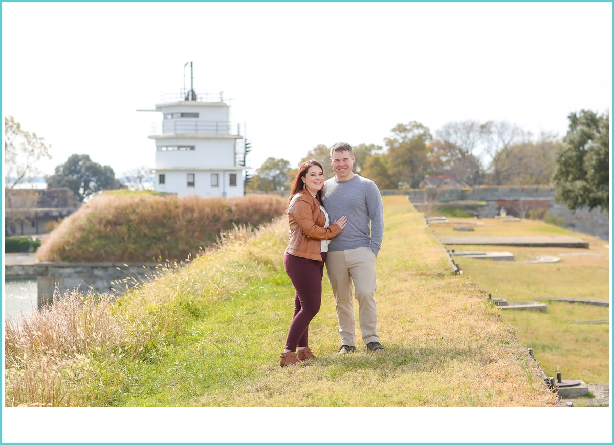 Fort Monroe Fall Engagement Session