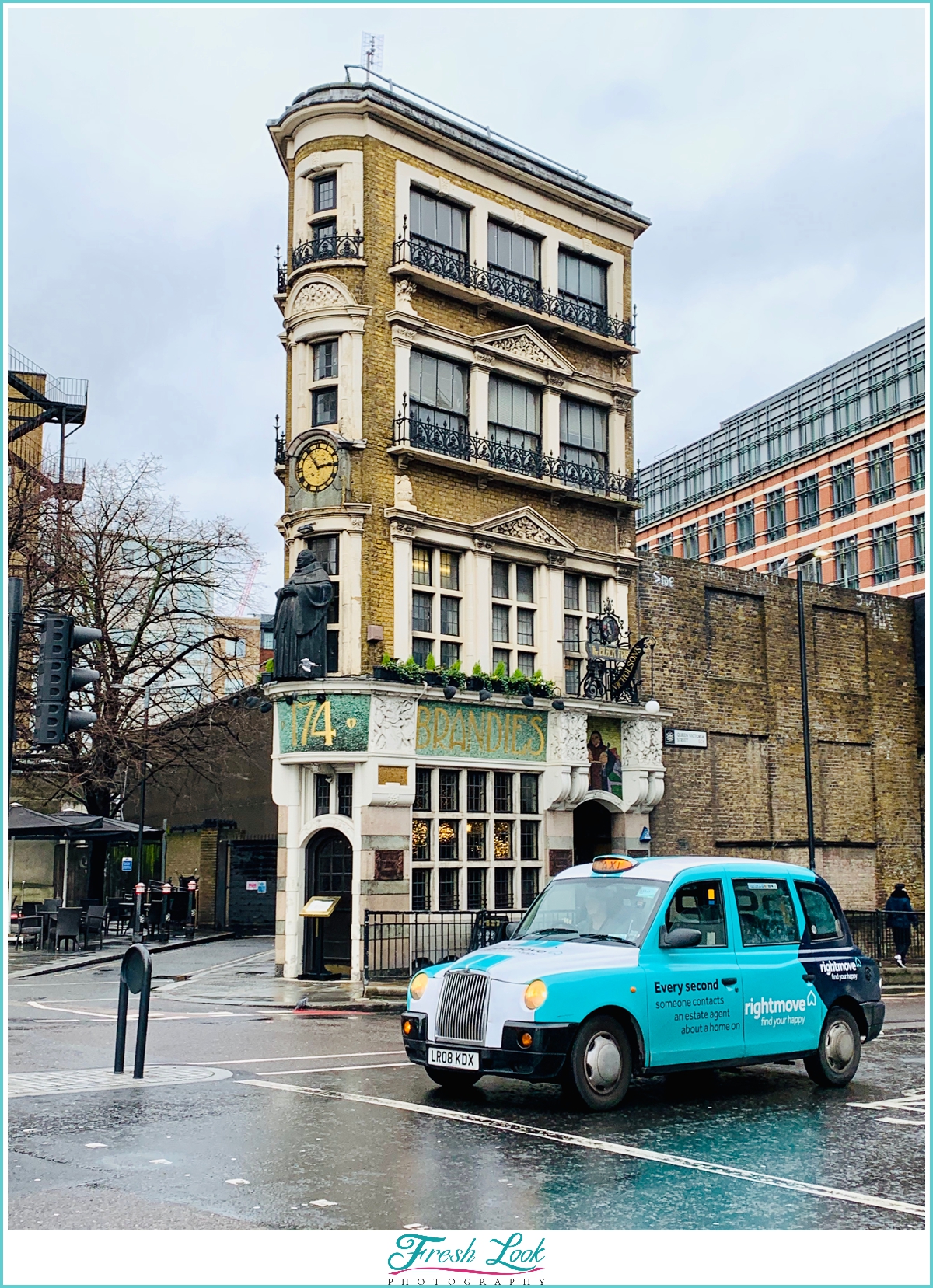 taxi cab in England