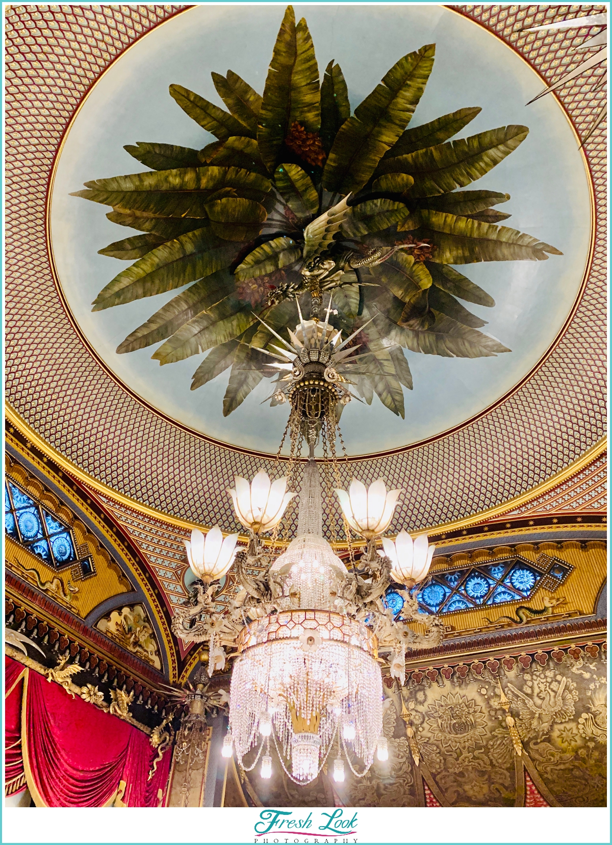 Chandelier at the Royal Pavilion Brighton