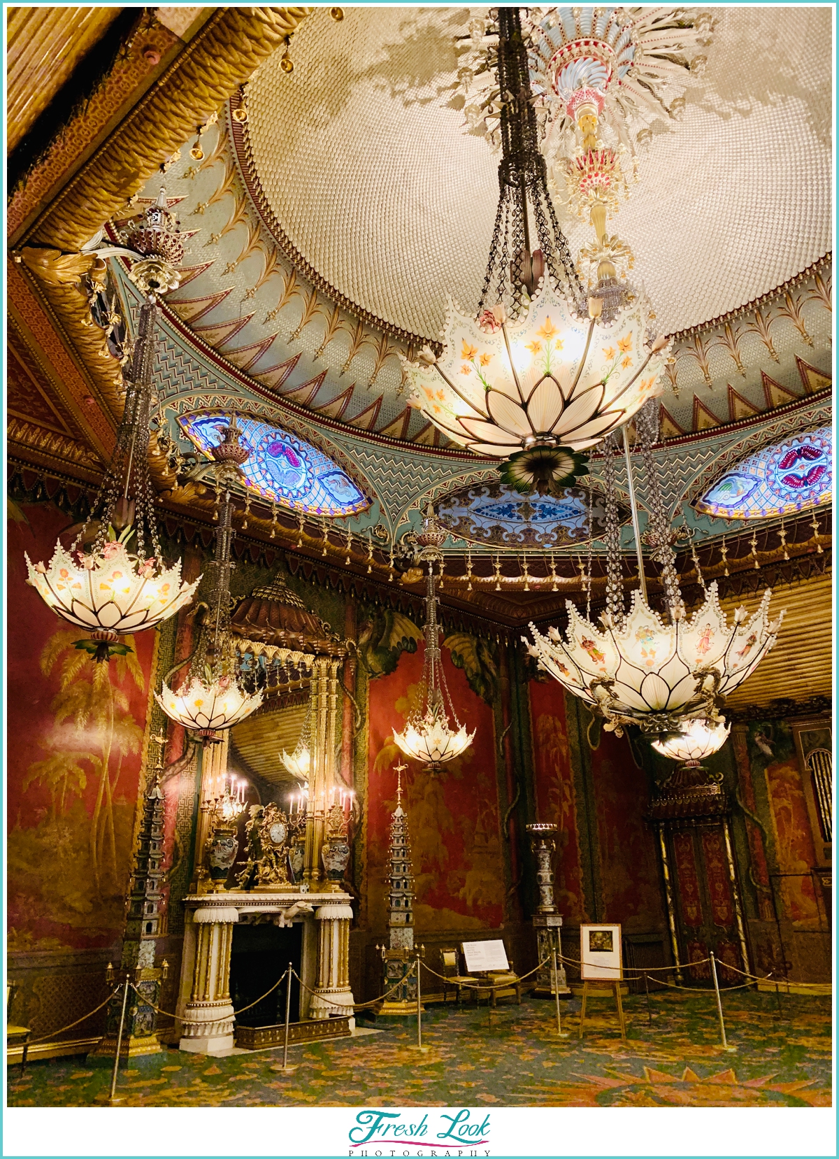 Amazing Chandeliers in the Royal Pavilion