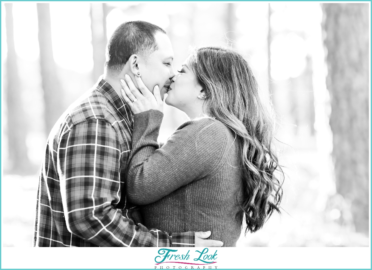 black and white love photoshoot