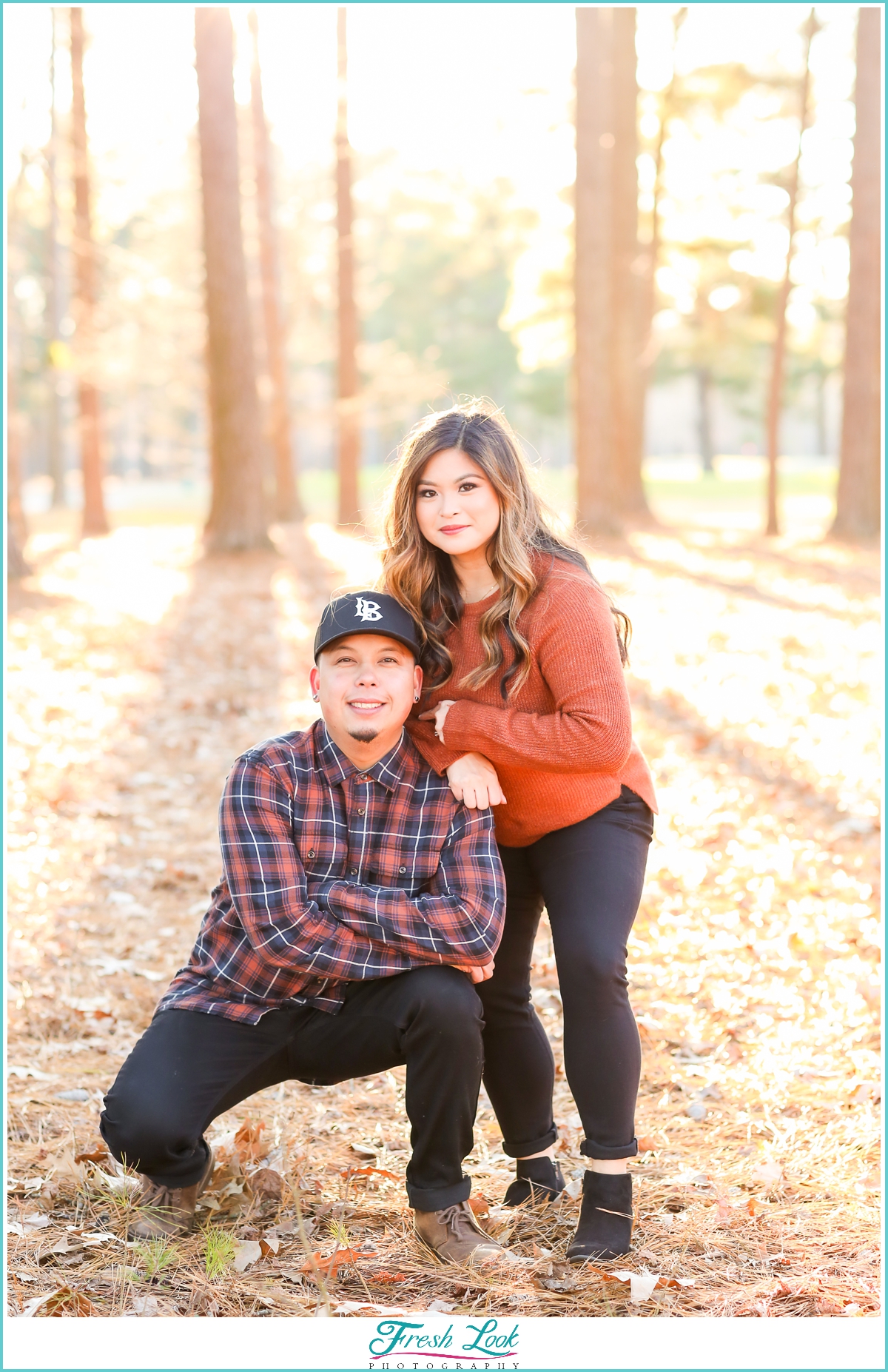 silly engagement photos