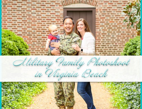 Military Family Photoshoot at Historic House