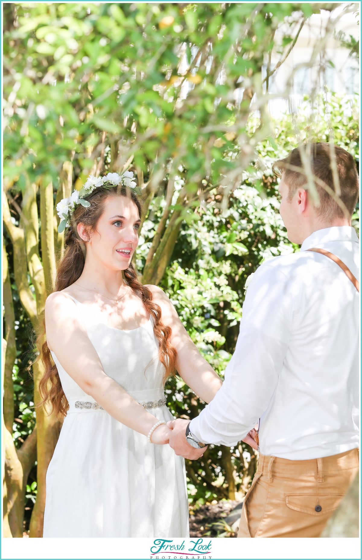 outdoor Virginia Beach wedding ceremony