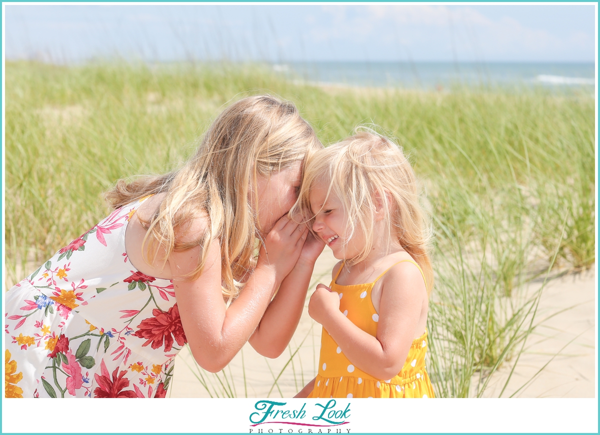 fun family photos on the beach