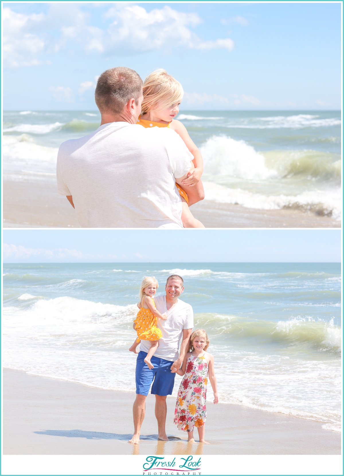 dad and his girls photoshoot