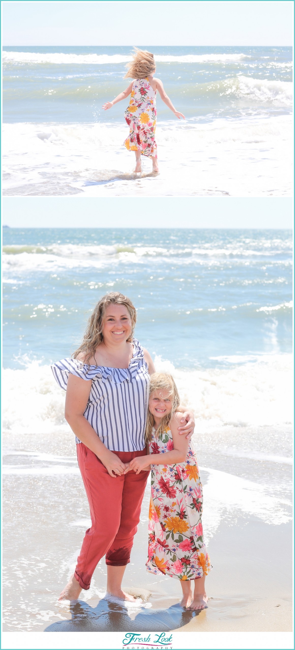 playing at the beach photography 