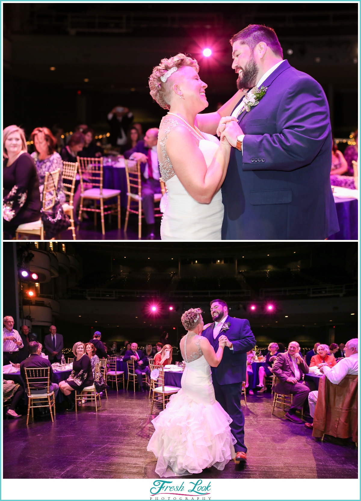 first dance at wedding reception