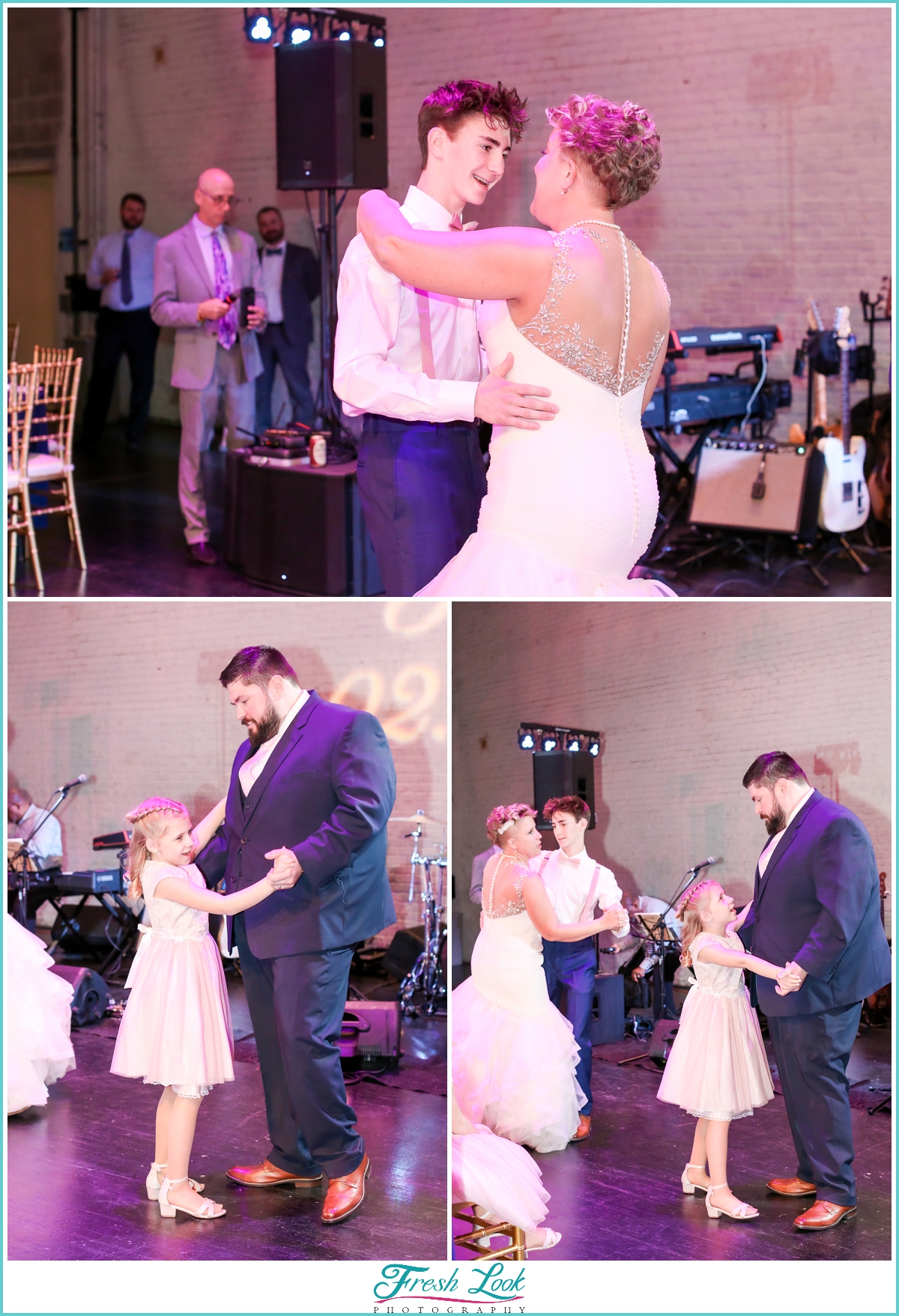 special family dance at reception