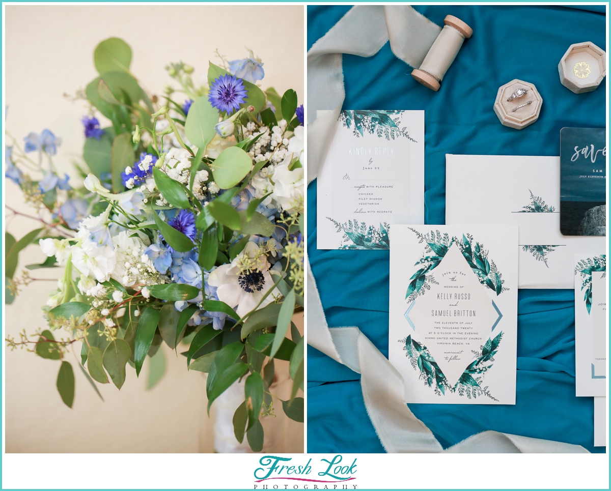 wedding stationery details shot