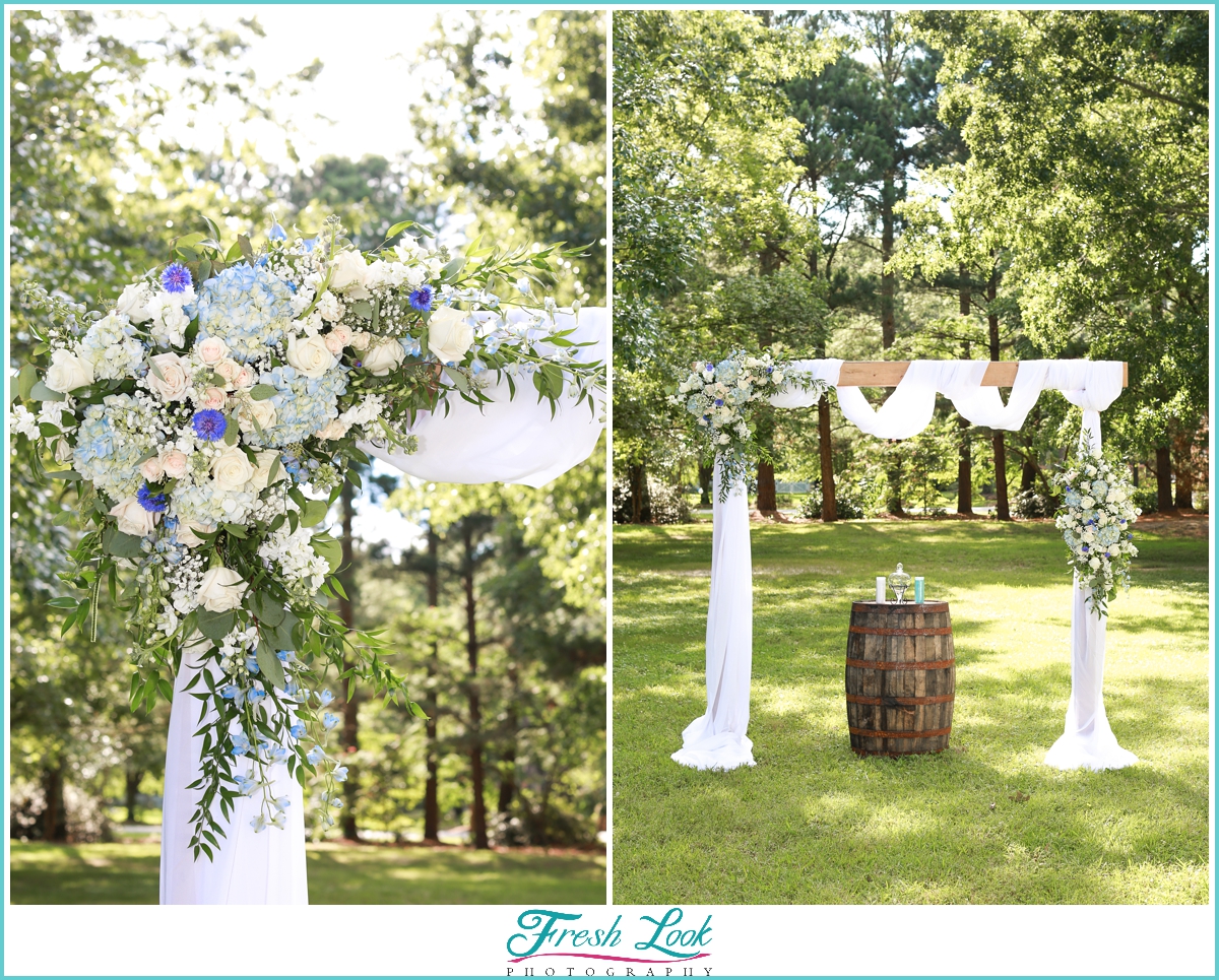 Outdoor Summer wedding details