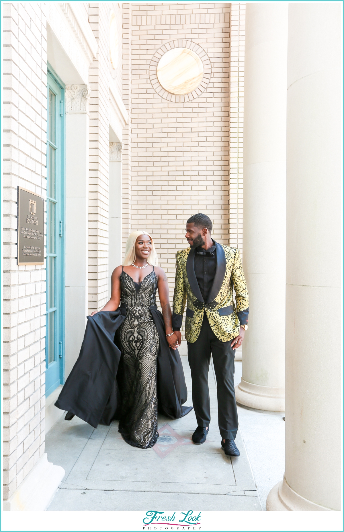 The Historic Post Office Wedding couple