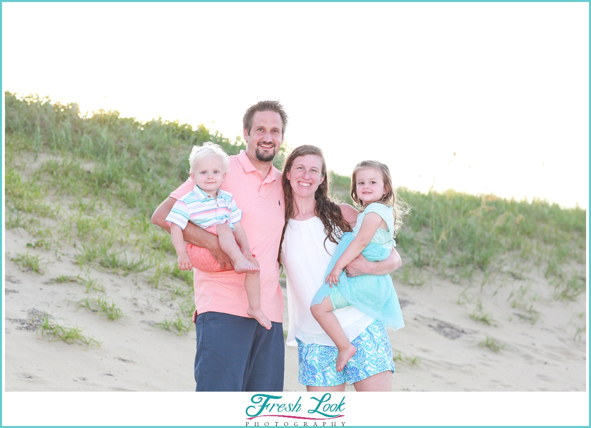 Sandbridge beach family portraits