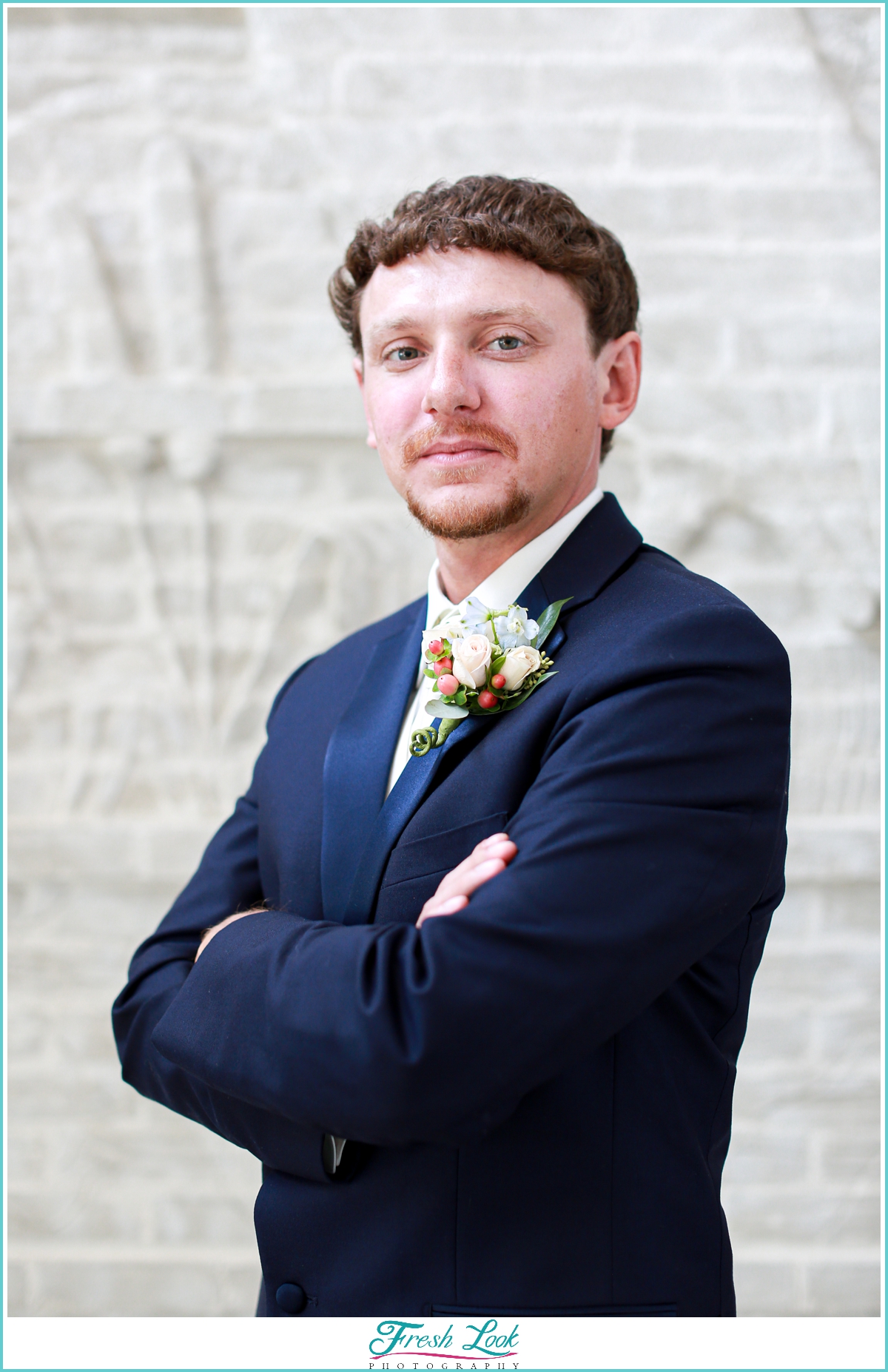 handsome groom portrait idea