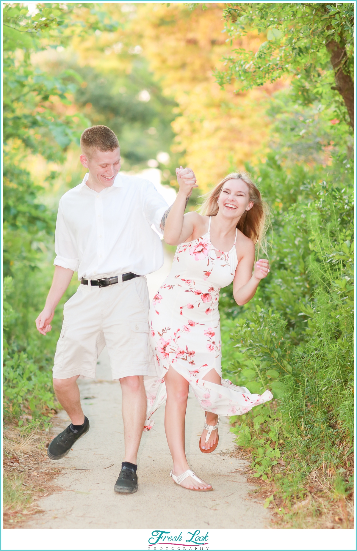 Fun Virginia Beach Engagement Photographer