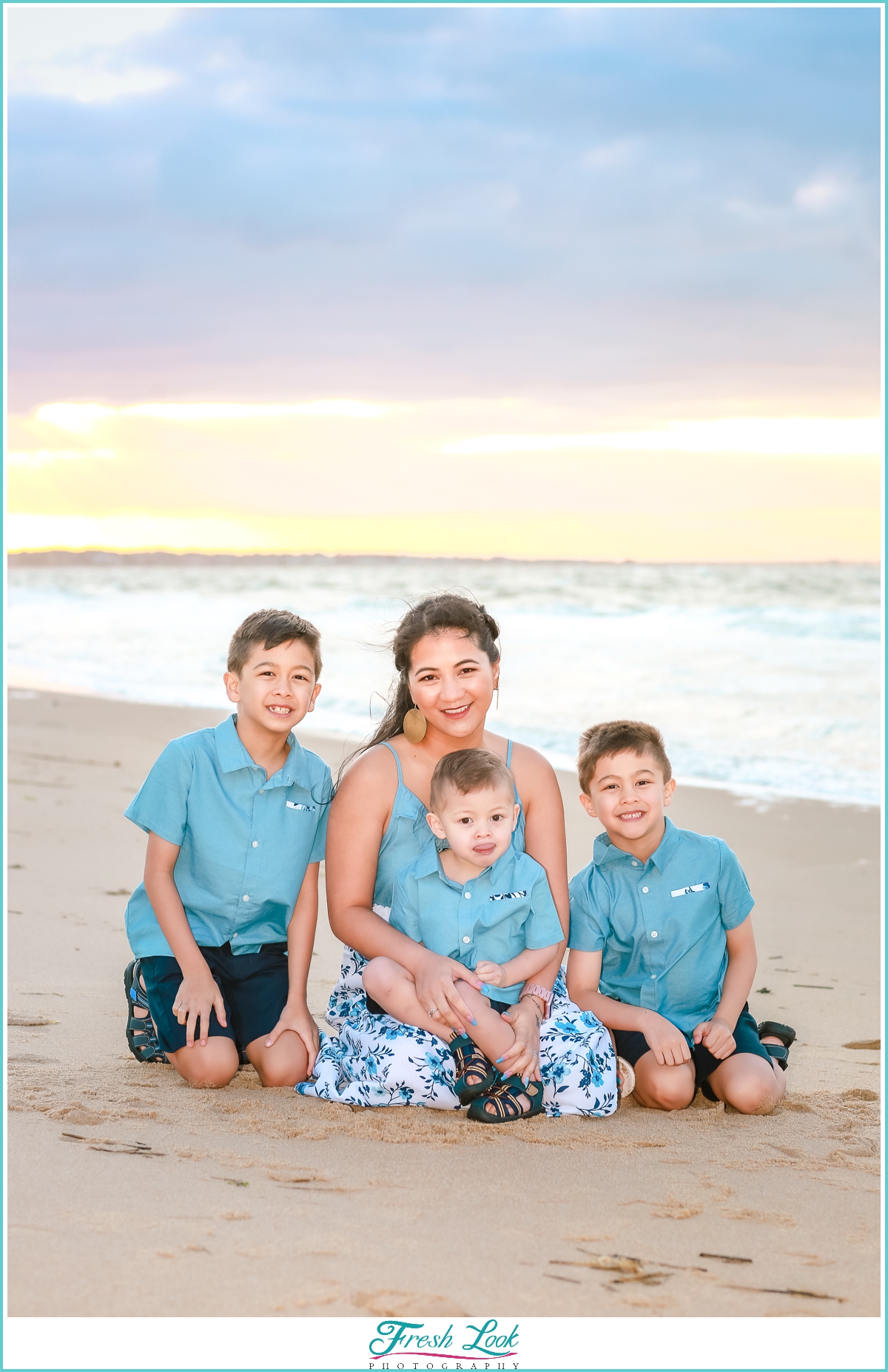 sunset photos at Virginia Beach