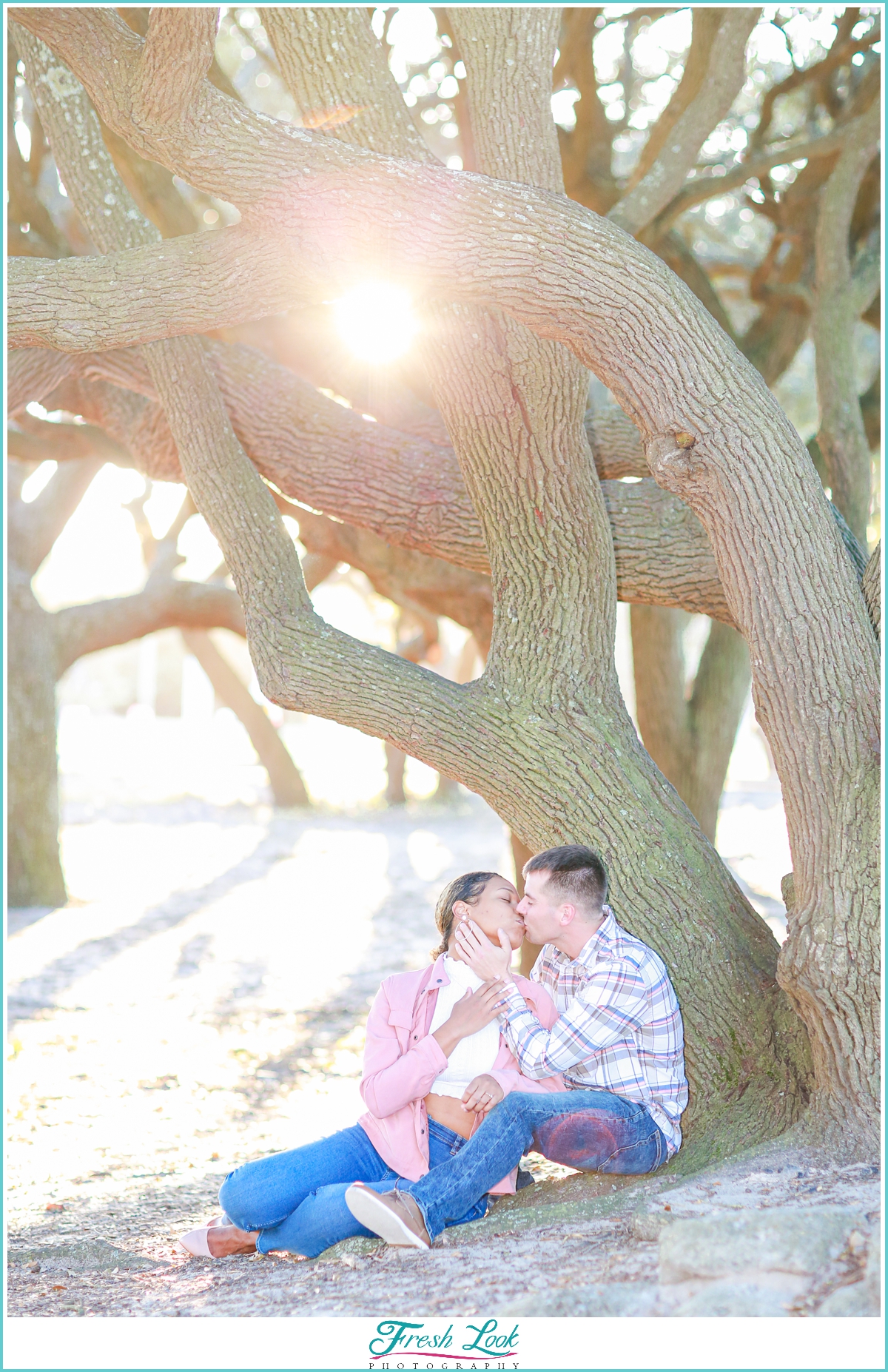 afternoon light engagement session