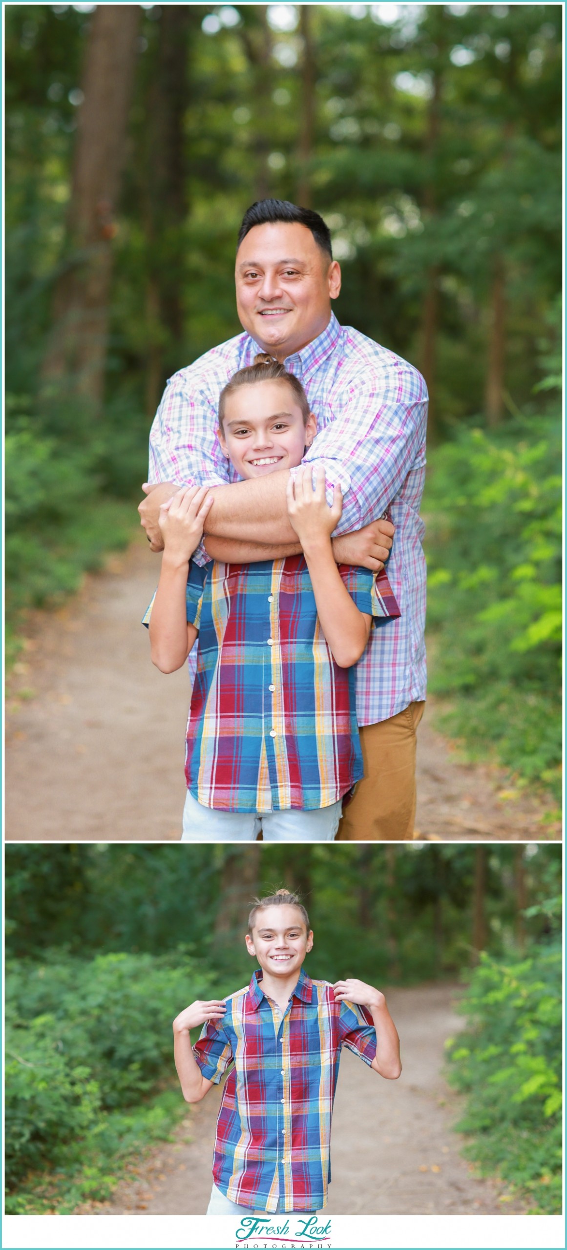 Father and son photoshoot