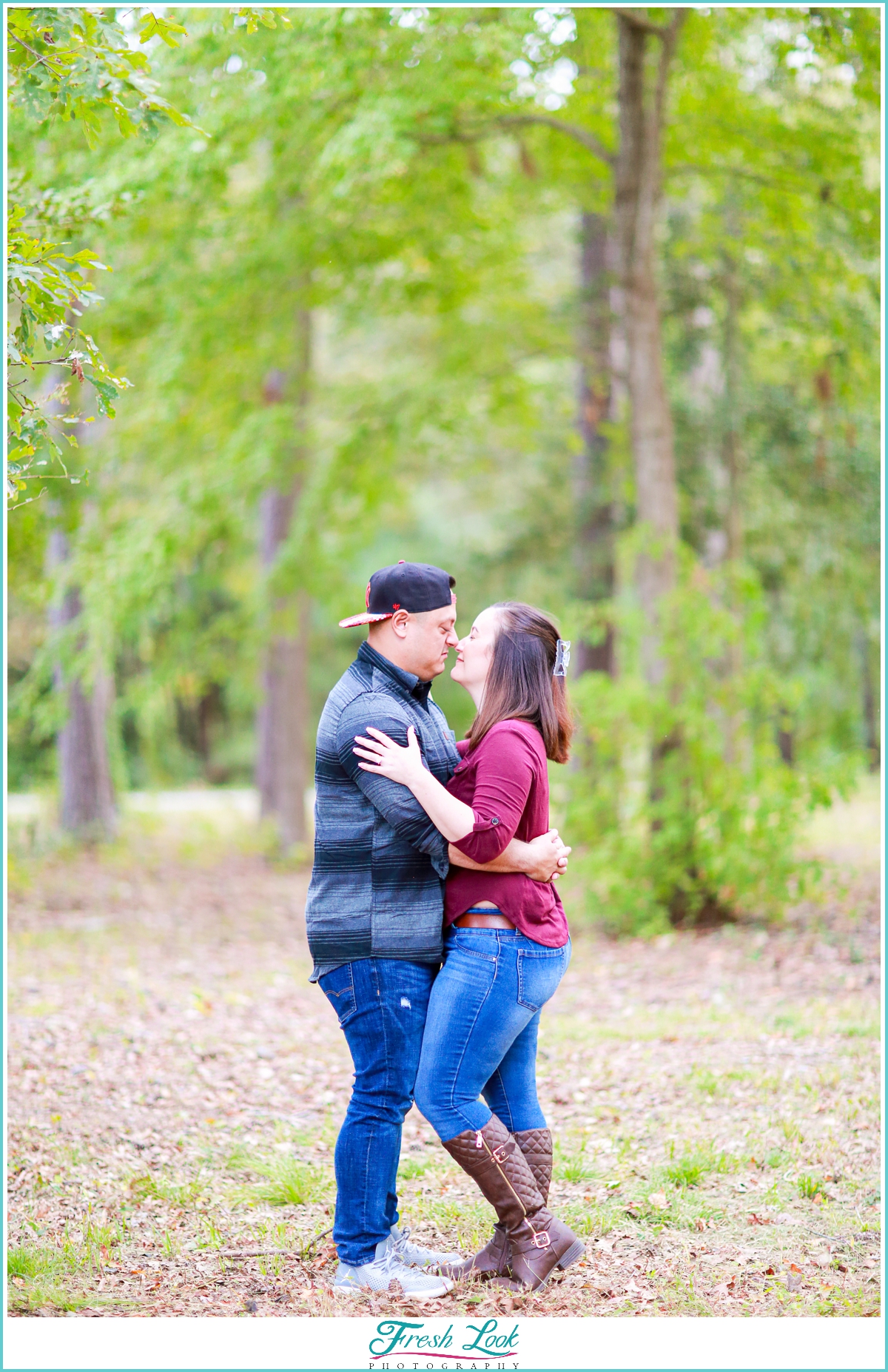 Wooded Engagement Photoshoot