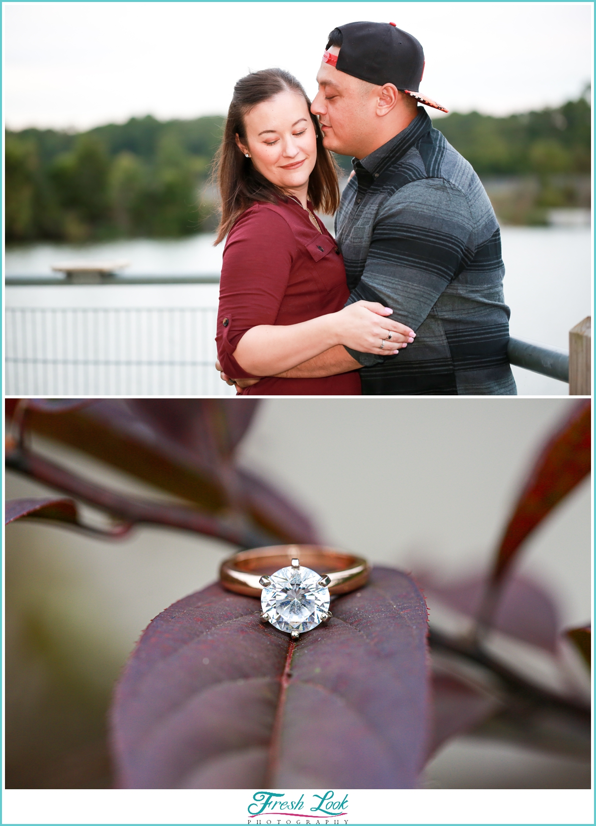 Romantic Engagement Session by the Lake