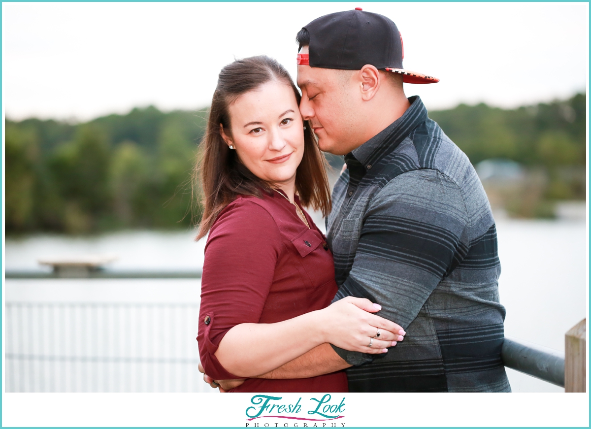 Fun Engagement Session by the Lake