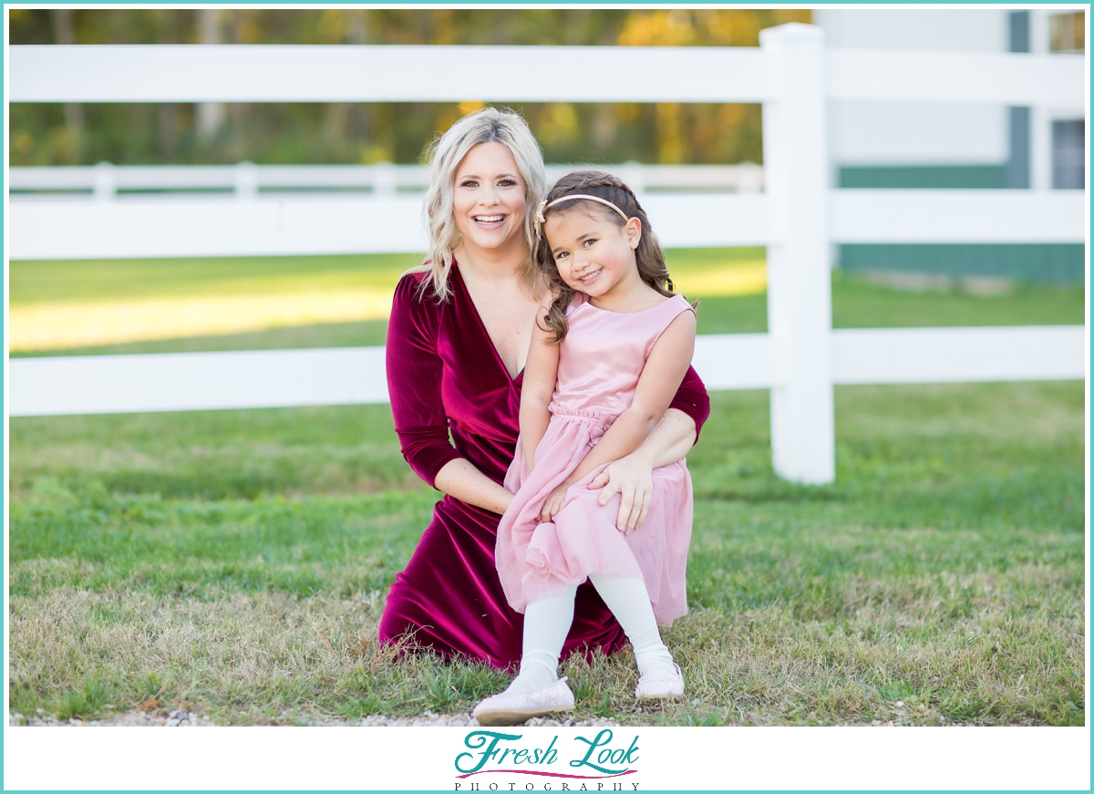 mother and daughter photoshoot