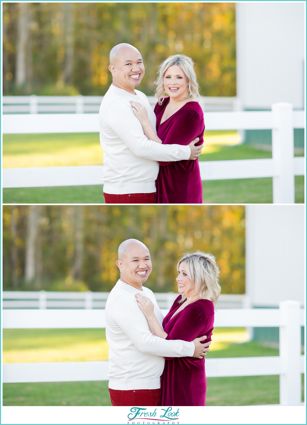 Romantic Couples photos on the farm