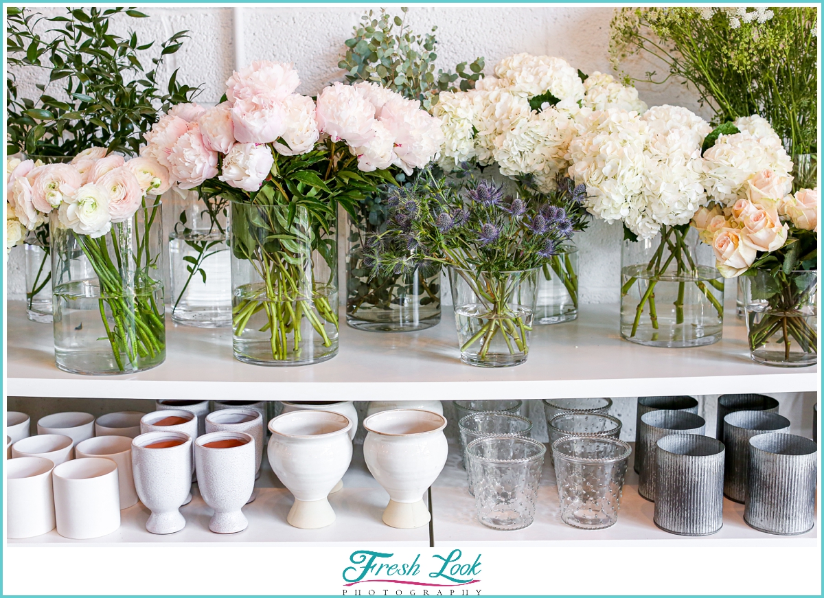 Make your own bouquet bar