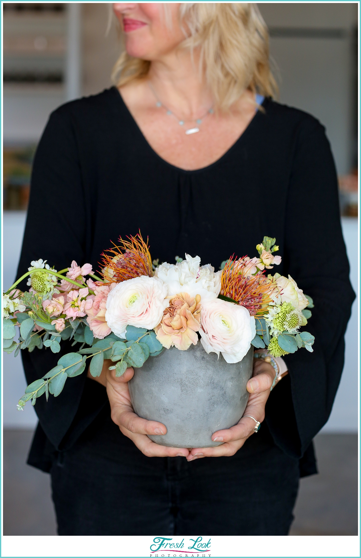 flower bar bouquet class